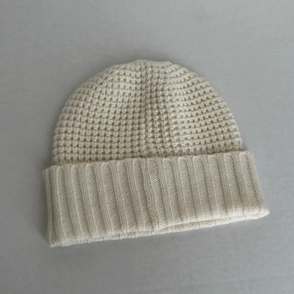 Michael Kors Cable Knit Beanie Hat Cream Off White Women One Size Winter NWOT